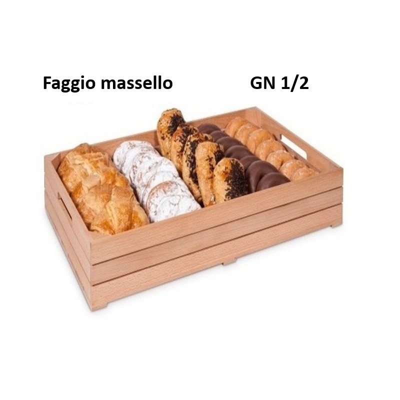 CASSETTA LEGNO GN 1/2  - 716012 | Novalberghiera