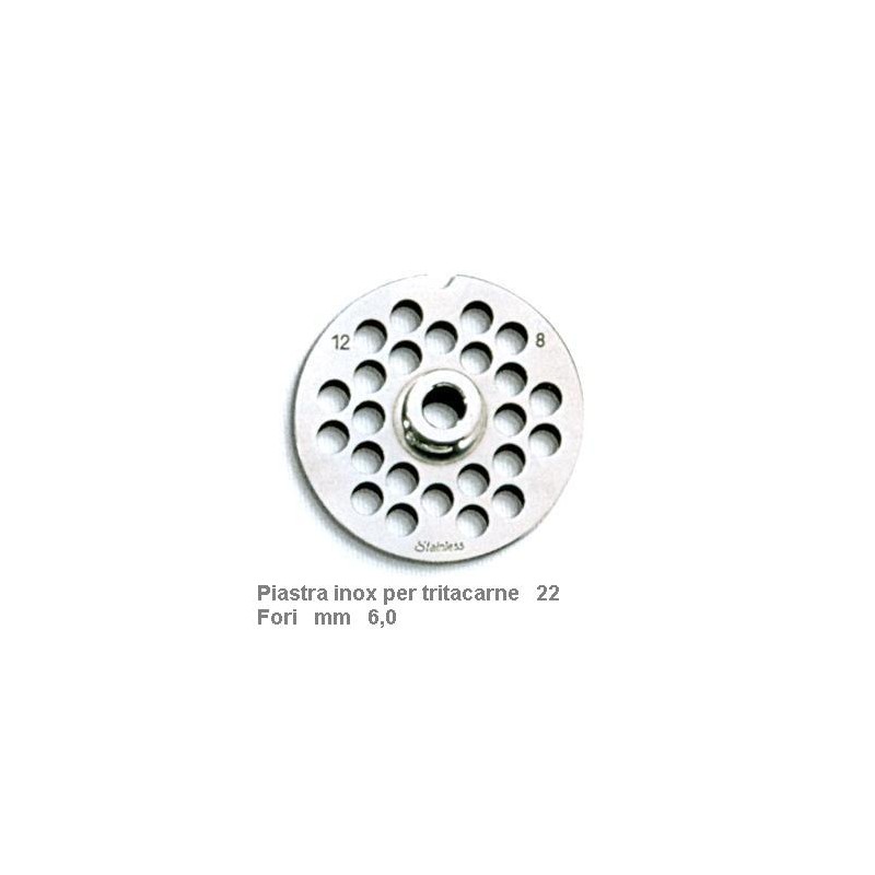 PIASTRA INOX x TRITAC. 22x6  - 2984060 | Novalberghiera