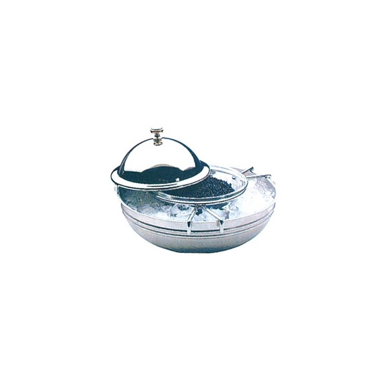 COPPA CAVIALE INOX cm 18  - 5472018 | Novalberghiera