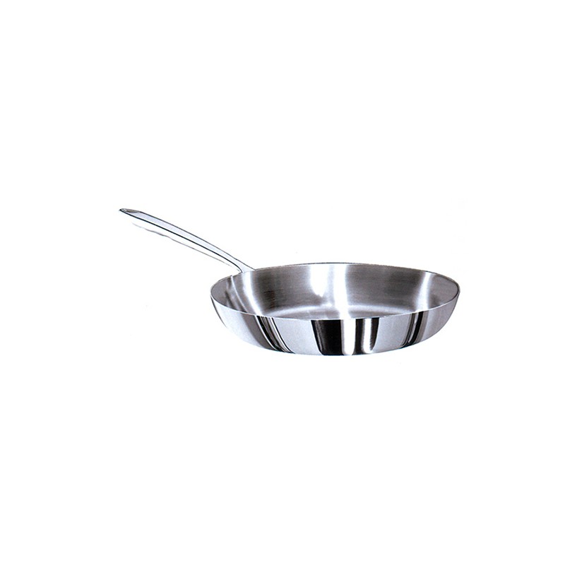 PADELLA INOX TRI.cm24x4,5h  - 5293024 | Novalberghiera