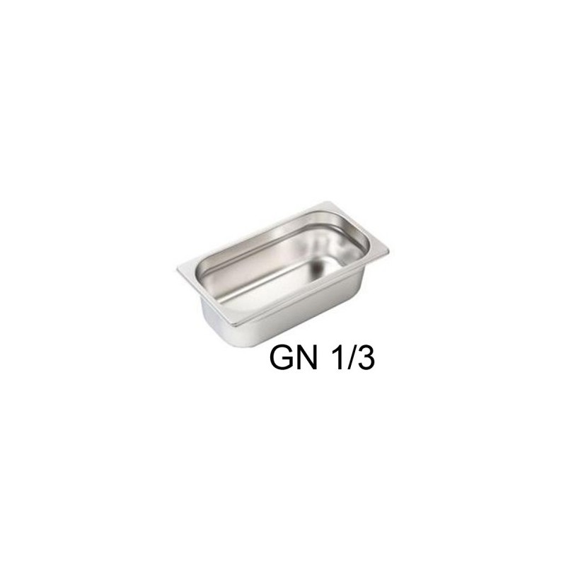 VASCA GN INOX 1/3 cm32,5x18x10h  - 3084010 | Novalberghiera