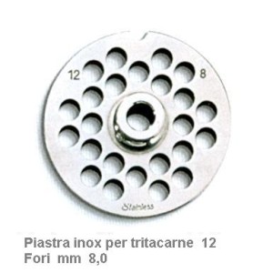 PIASTRA INOX x TRITAC. 12x8  - 2983080 | Novalberghiera