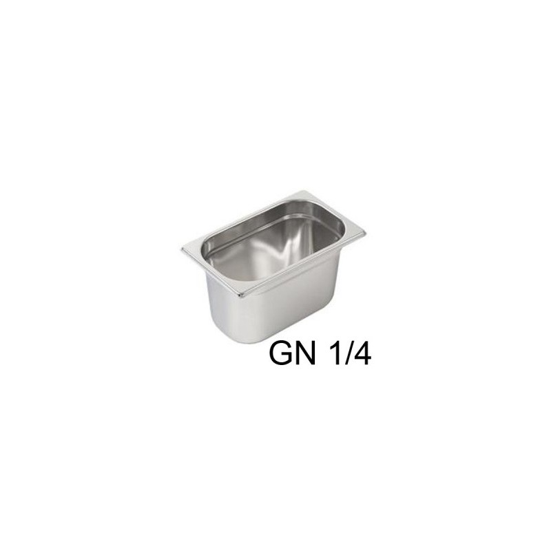 VASCA GN INOX 1/4 cm26,5x16x6,5h  - 3085006 | Novalberghiera