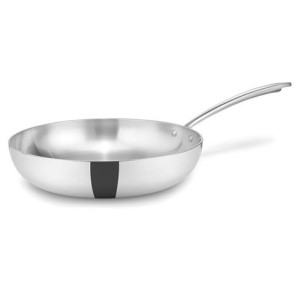 PADELLA ALTA INOX TRI.cm28x6,5h  - 5293128 | Novalberghiera