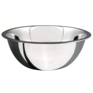 CIOTOLA FONDA INOX cm 34x13h  - 4553034 | Novalberghiera