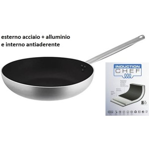 PADELLA INOX+ALL+ANT.cm 20  - 1427020 | Novalberghiera