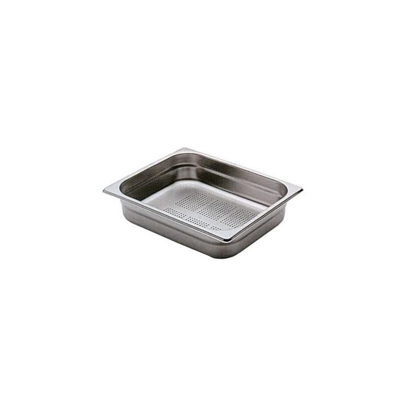 VASCA INOX FORATA GN 1/2x4h  - 3091004 | Novalberghiera