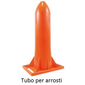 TUBO PLASTICA+OGIVA cm 11  - 373011 | Novalberghiera