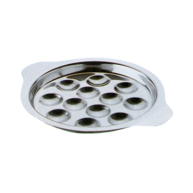 PIATTO LUMACHE INOX Pti x 6  - 1171206 | Novalberghiera